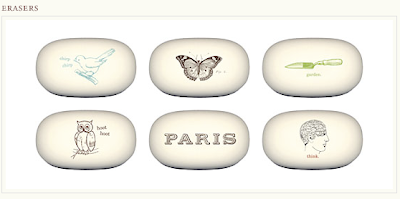 Cavallini and Co erasers Cavallini and Co erasers