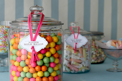 Candy jars from Amy Atlas Amy Atlas candy jars