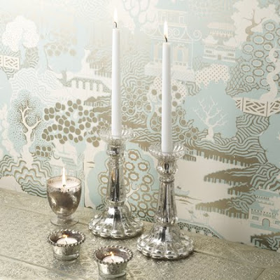Ruffle top candle holder from Graham & Green Ruffle top candle holder from Graham & green