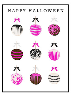Halloween apple card by Torie Jayne Halloween apple card
