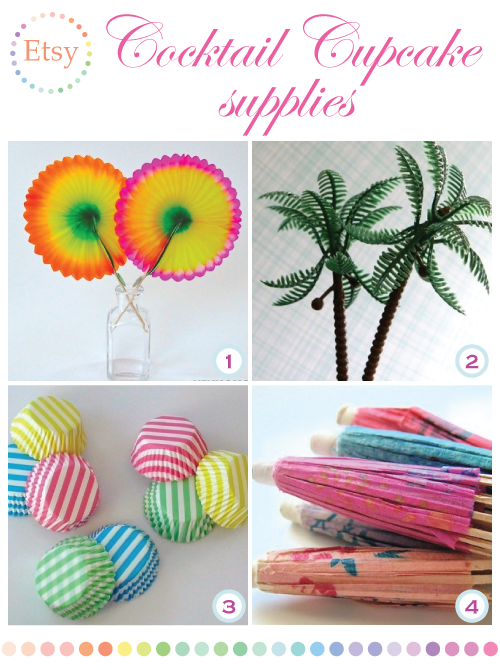 Cocktail Cupcake Supplies by Torie Jayne Cocktail Cupcake Supplies by Torie Jayne