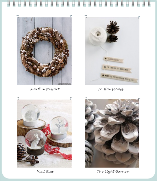 Winter Woodland Pine Cones by Torie Jayne Winter Woodland Pine Cones by Torie Jayne