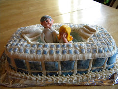 LDS baptism cake