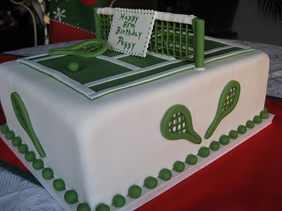 Sugar Chef: TENNIS COURT CAKE