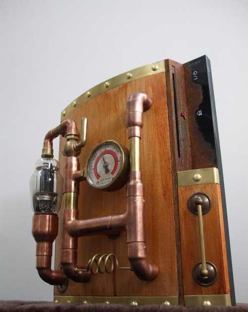 TechnoEntertainment Blog PS3 Modded Console Steampunk