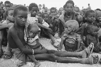 African Children Starving