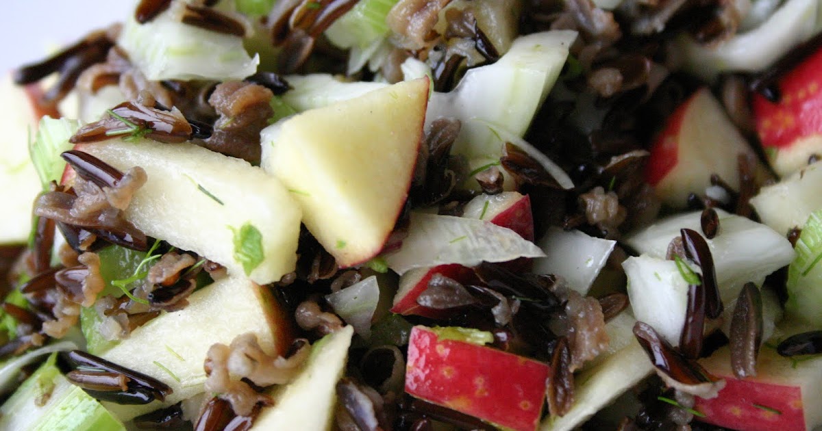 90 salads in 90 days Wild Rice with Apples Salad