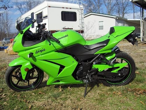 Kawasaki мятный хром