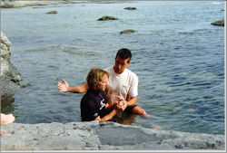 Baptism, one of the best things about being a pastor.