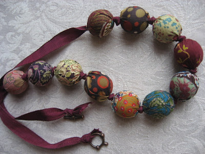 LOUIS VUITTON Fabric Beads Necklace Multicolor 336561