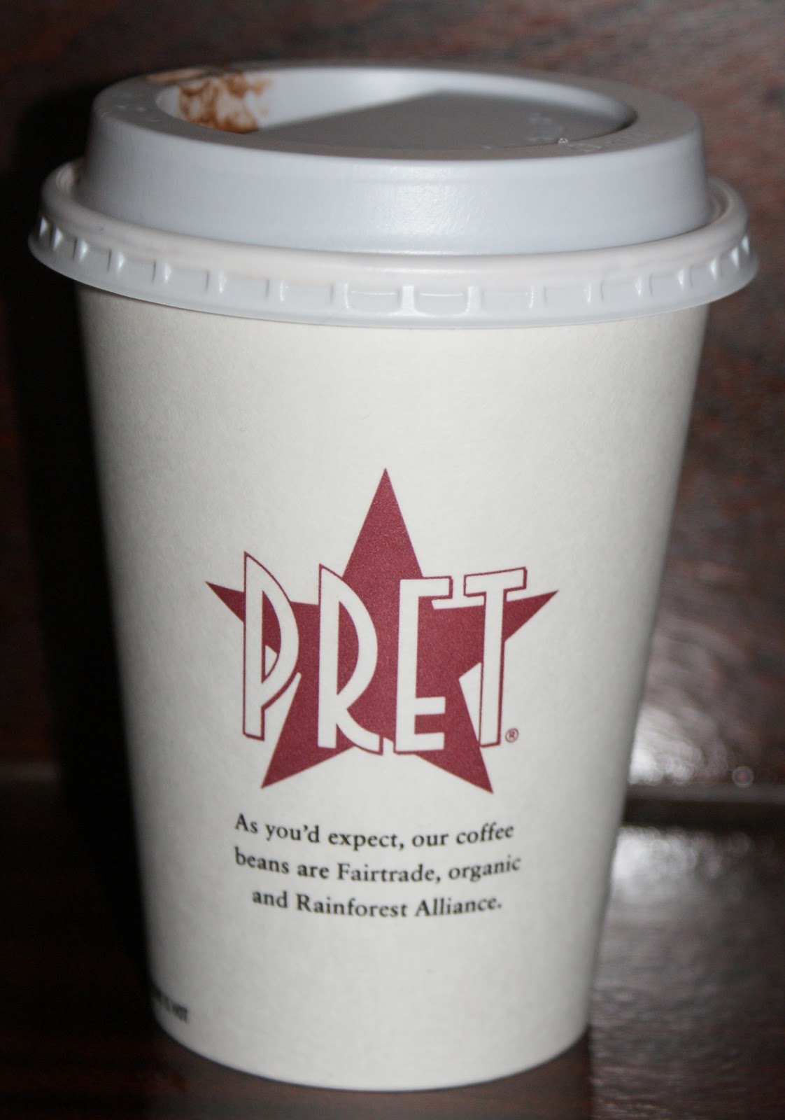 Pret Coffee Cup