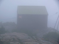 The Rodway Ski-Tow engine shed from the Rodway Hut, Mt Field National Park - 18 May 2007