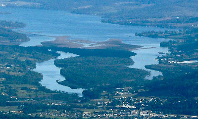 The Egg Islands, photographed from Trestle Mountain