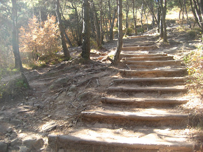 It's tough doing down but tougher going up!