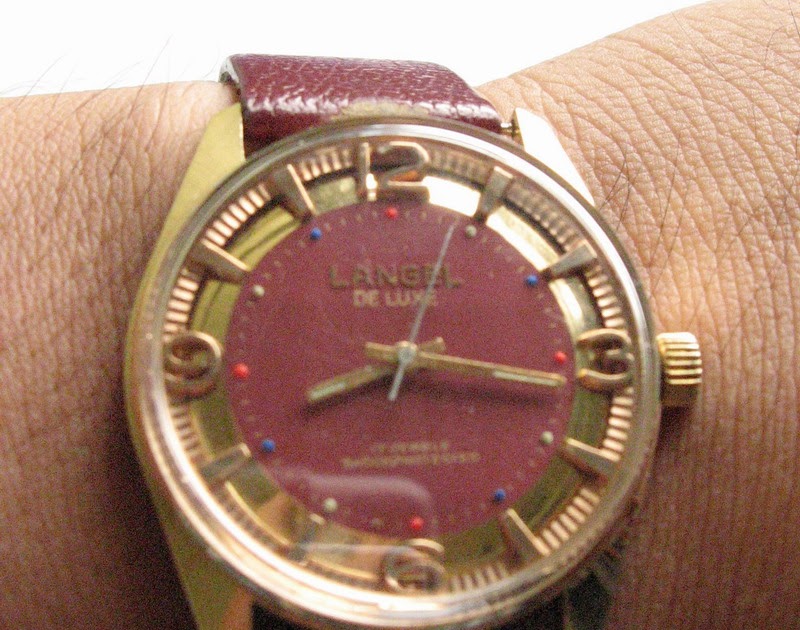 vintage LANCEL 60th 17 JEWELS MANUAL SWIS WATCH manual movement