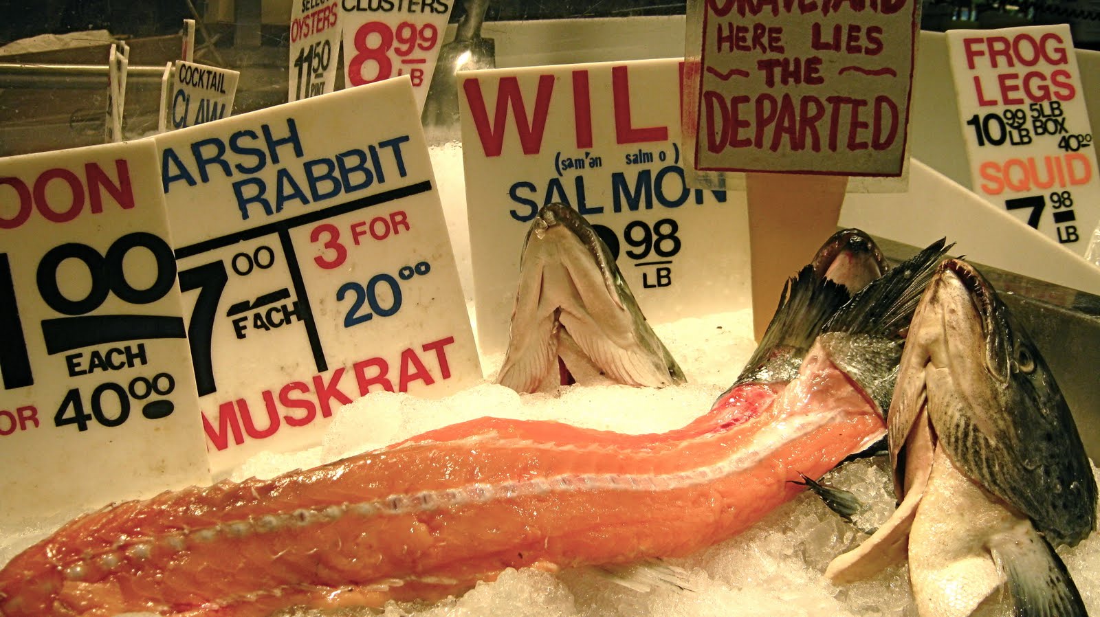 Avid Reader's Musings Wordless Wednesday Fish Market