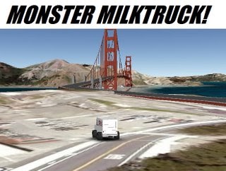 KMZ Earth: Play Monster Milktruck now on Google Earth!