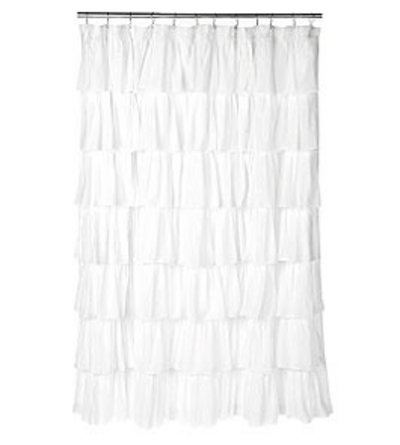 Diy Waves Of Ruffles Shower Curtain Tutorial Create Enjoy