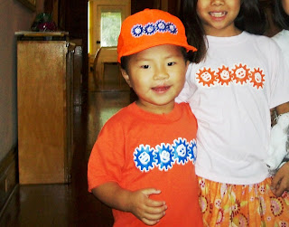 Henry, ready for an Imagination Movers concert