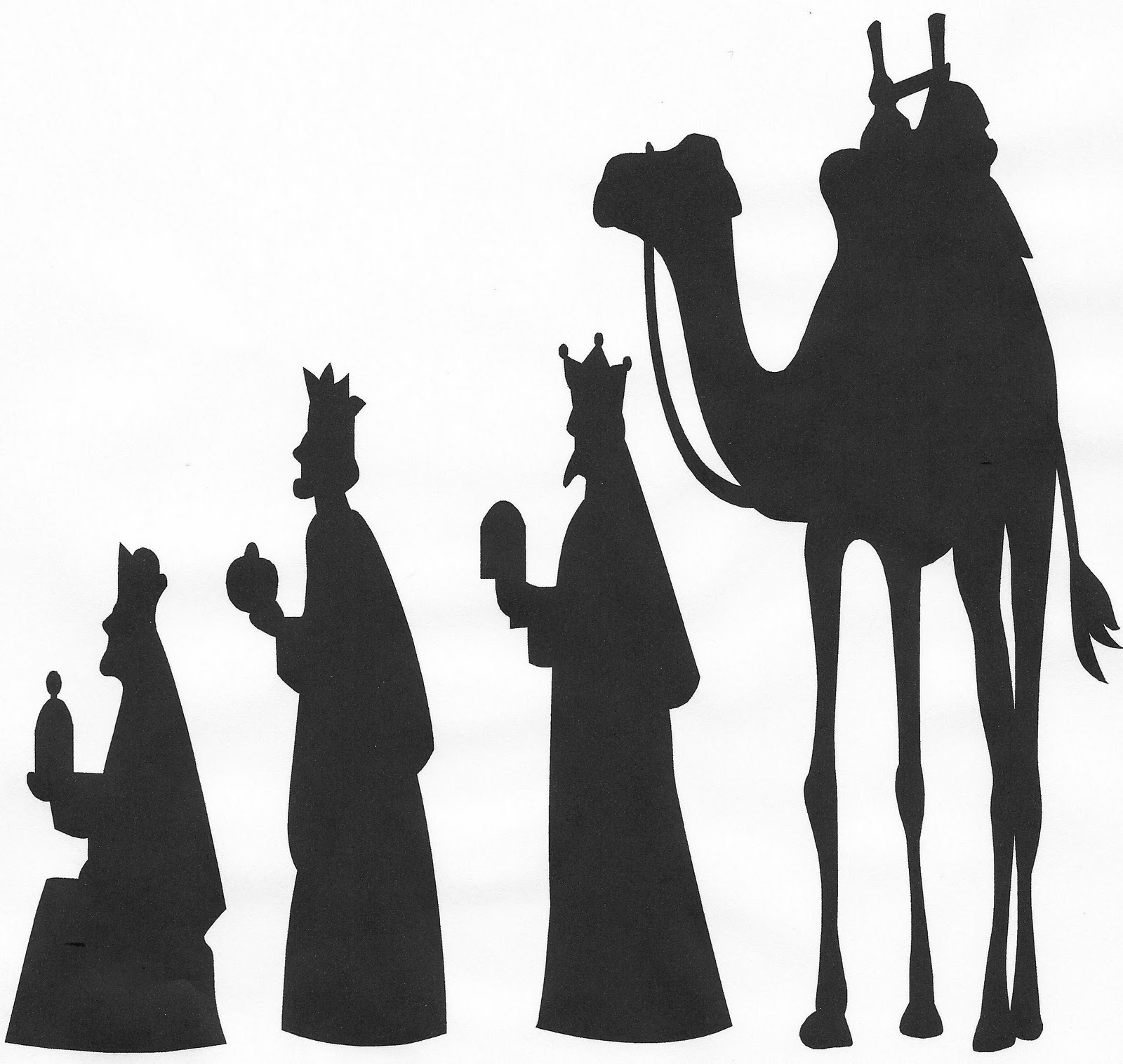 Simplicity image for nativity scene silhouette printable Decisive image in nativity scene silhouette printable