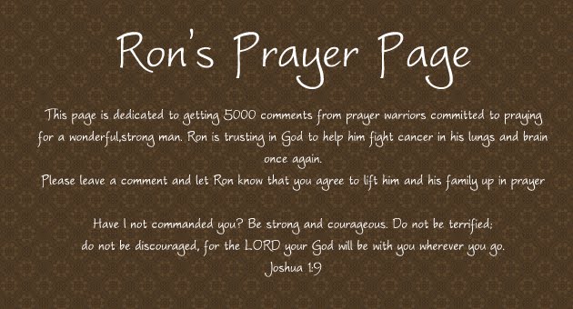 Ron's Prayer Page