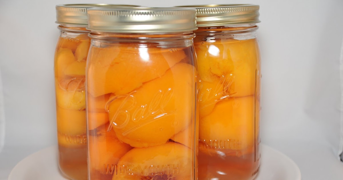 Creative Canning Peaches in light syrup