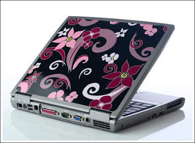 Laptop Motif Bunga