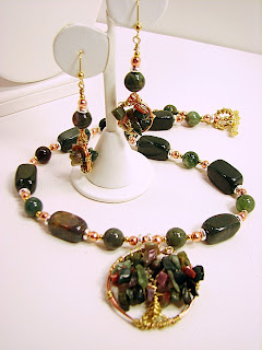 tree of life pendant fancy jasper jewelry