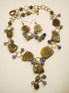 labradorite and blue aventurine from laurastaley.etsy.com