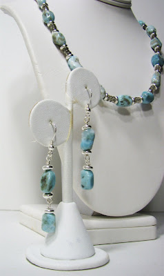 caribbean blue Larimar on Etsy
