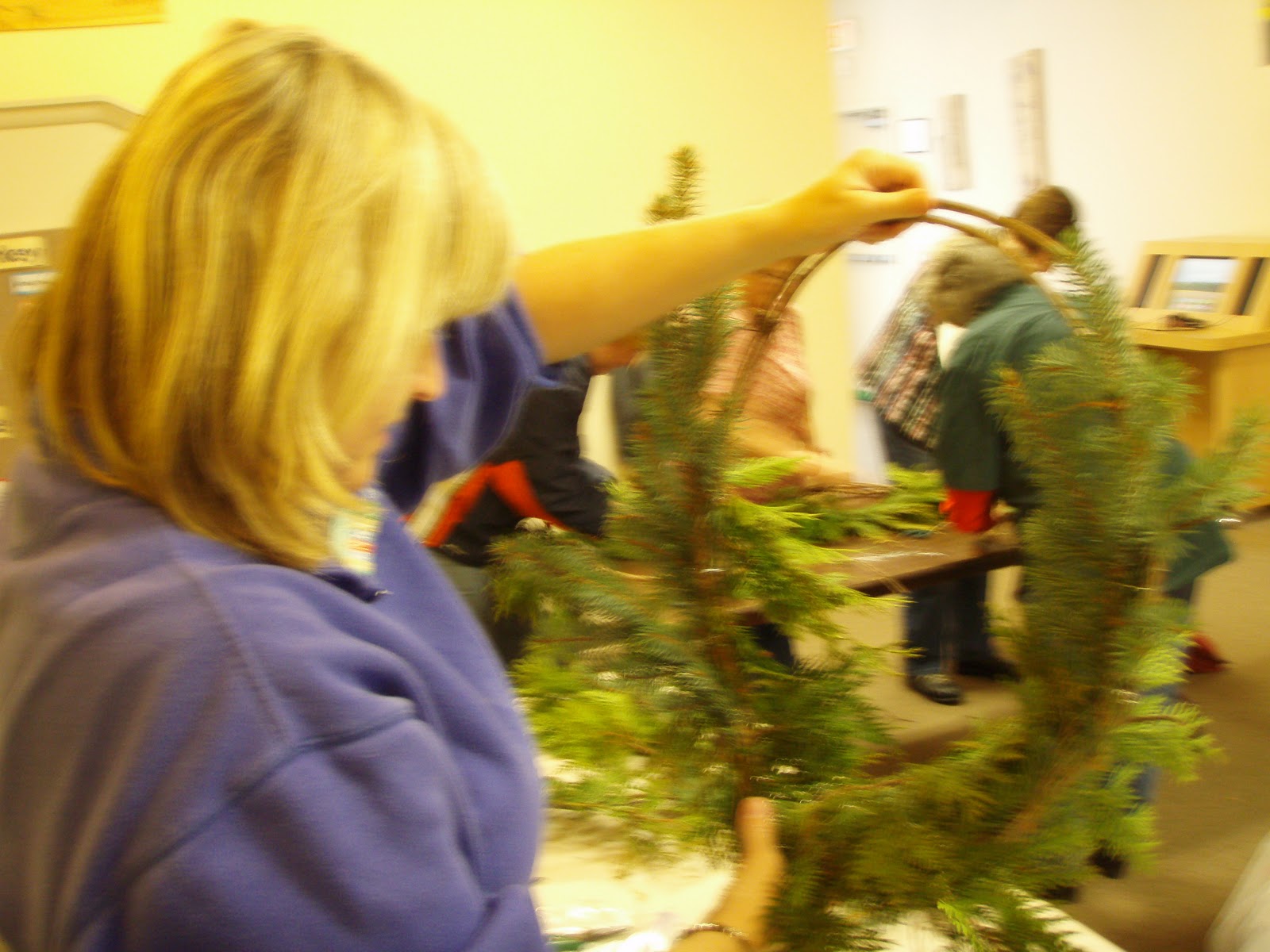 The Great Adventure Wreath Making Class