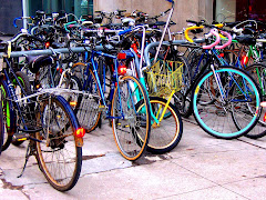 Bicycles near the Art Gallery