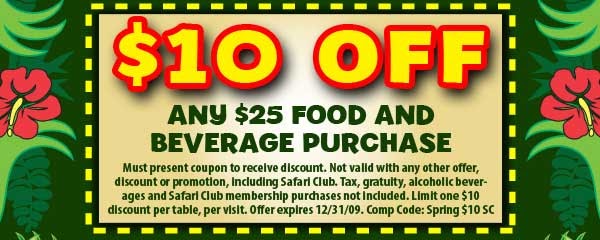 Save more at these popular stores Expired and Not Verified Rainforest Cafe Promo Codes & Offers. These offers have not been verified to work. They are either expired or are not currently valid.