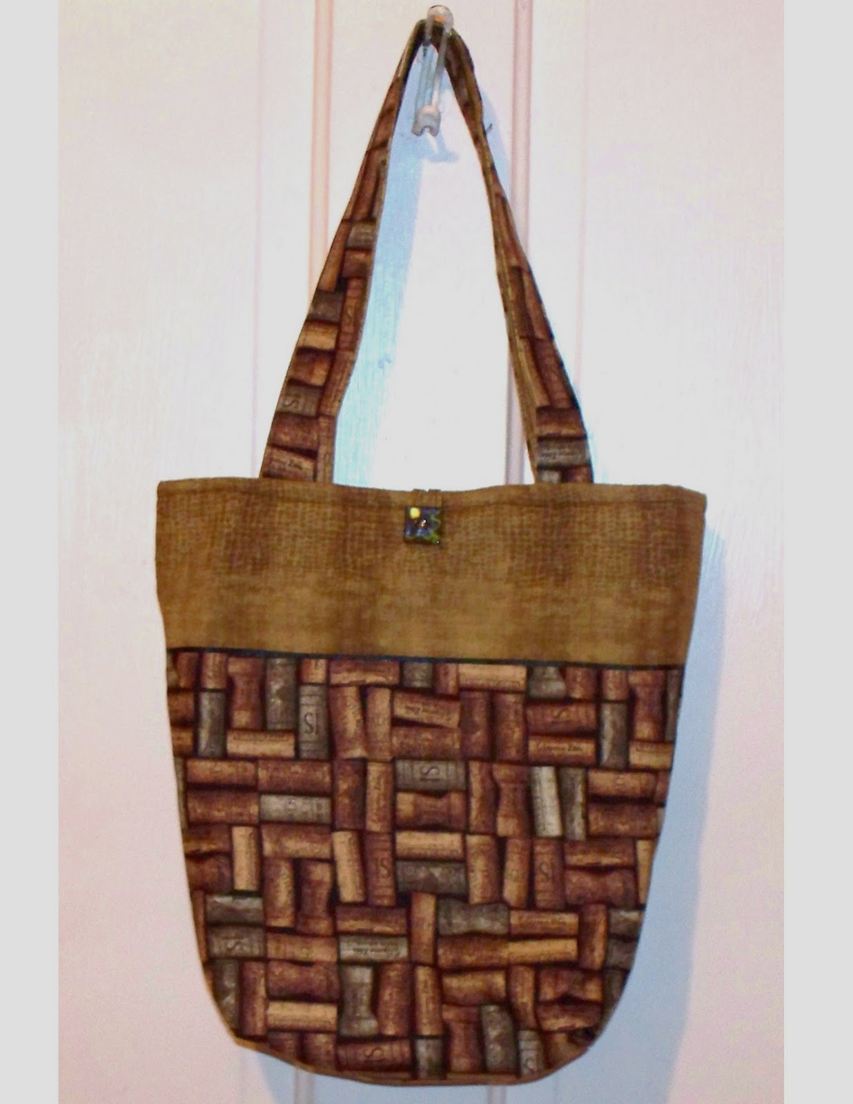 The Art of Carolyn Autumn Wine Cork Handbag