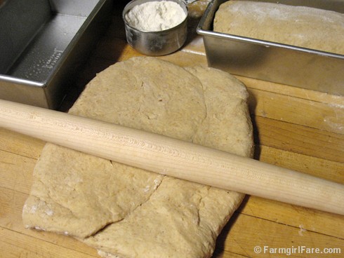 shaping bread