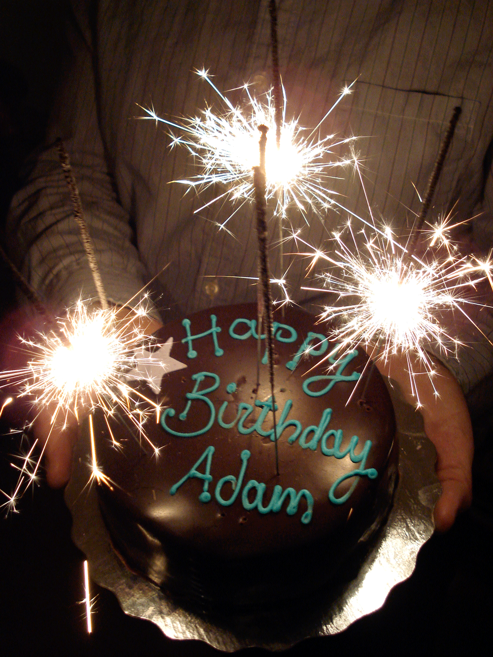 by: davis.: happy birthday adam.