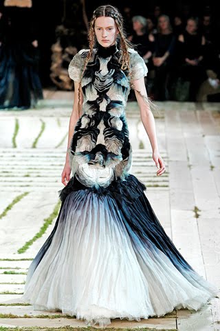 Fashion, Beauty and Celebrity: Paris Fashion Week Spring/Summer 2011  Highlights--Photos & Runway Video: Alexander McQueen, Dior, YSL and Louis  Vuitton!!