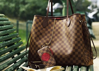 Louis Vuitton Neverfull Damier Azur - Oh My Handbags
