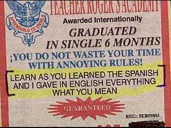 funny language schools bad english