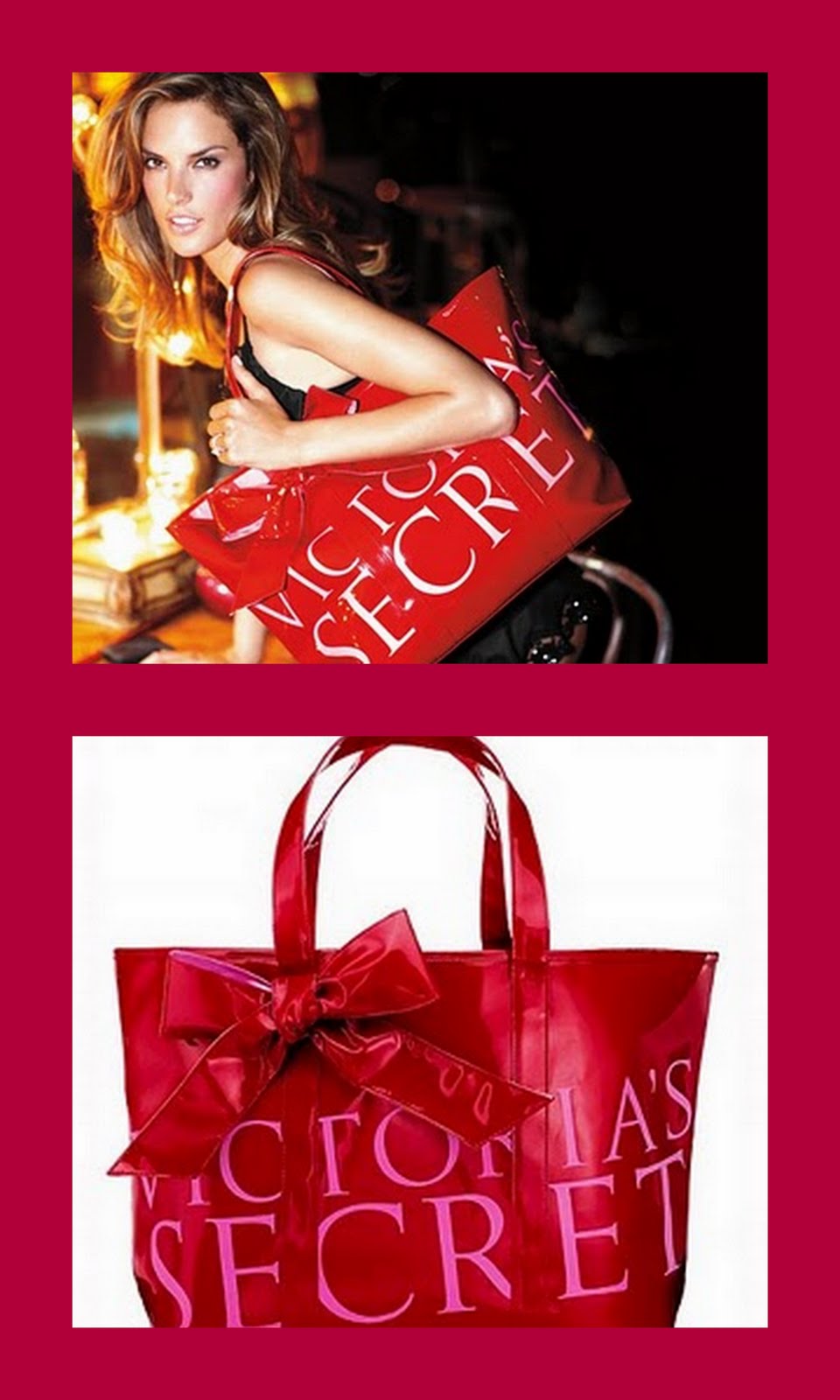 VICTORIA SECRET BAG AND LIMITED EDITION SET