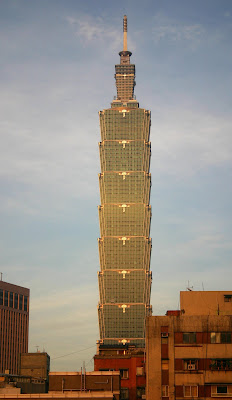 Taipei 101 - The World's tallest building till 2008 - Source: http://metrodusa.blogspot.com/