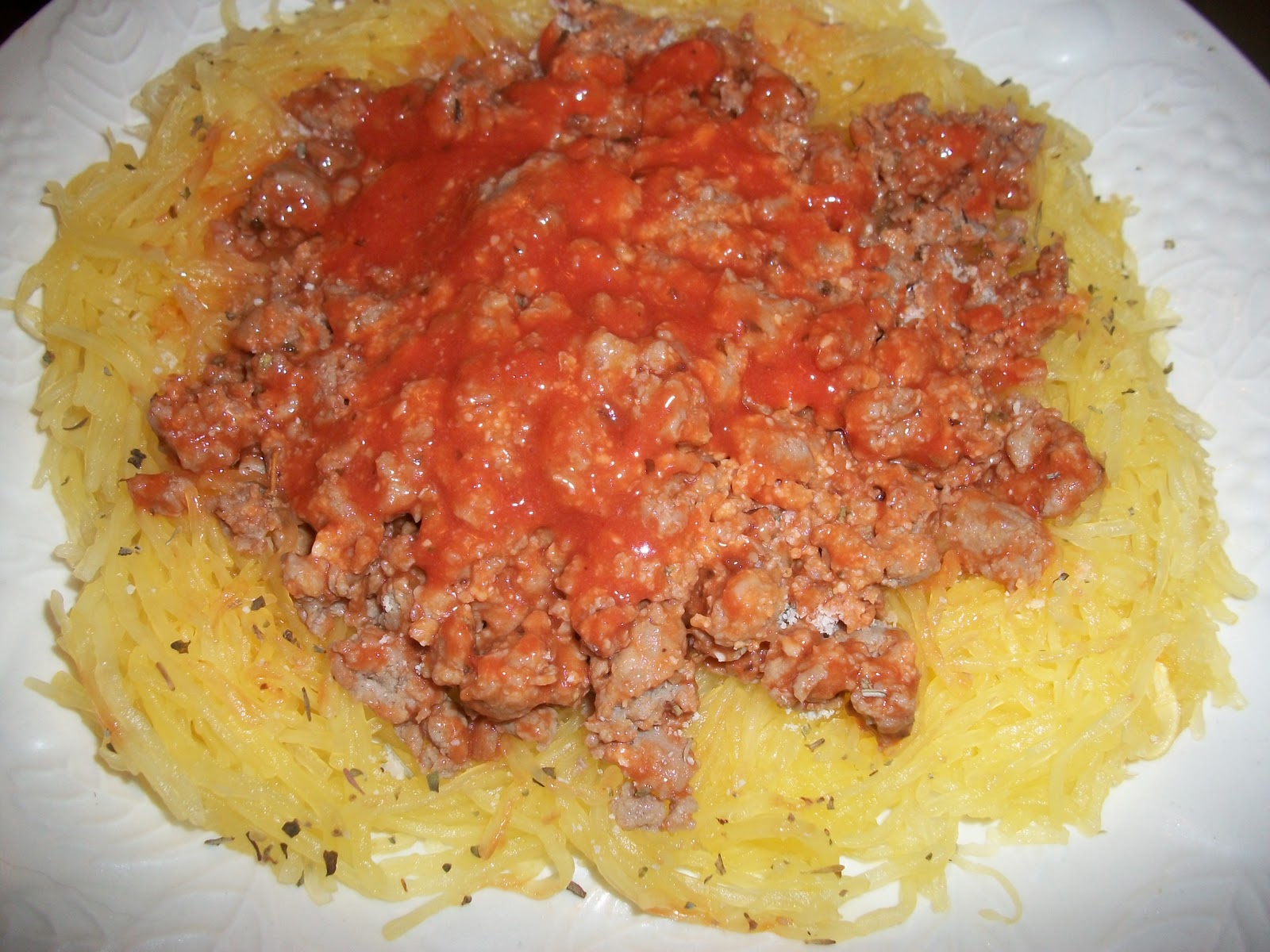 Italian Turkey Sausage with Spaghetti Squash Sandy's Kitchen