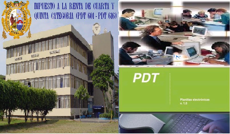 IMPUESTO  A  LA  RENTA  DE CUARTA Y QUINTA CATEGORIA