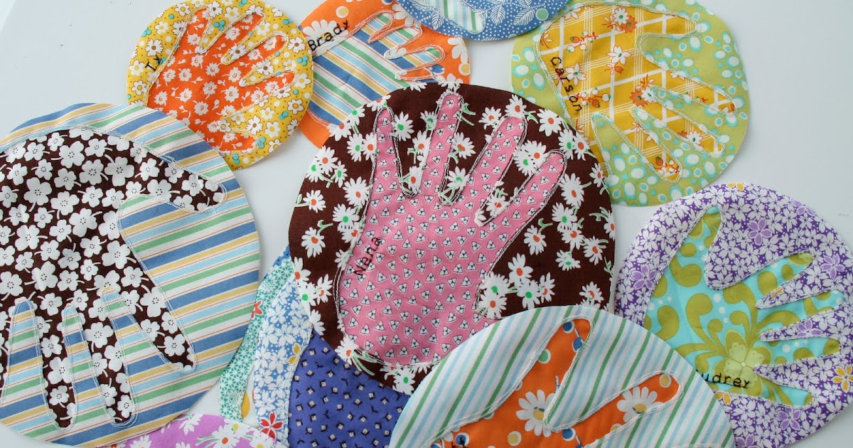 create TUTORIAL reverse applique hand print