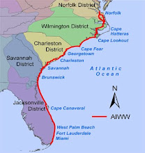 Map of the Intercoastal Waterway
