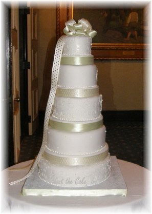 Beautifull Wedding Cakes With Ribbon Decorate Beautifull Wedding Cakes With Ribbon Decorate