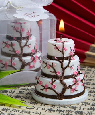 wedding cake candles
