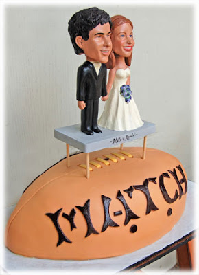 unique wedding cake topper