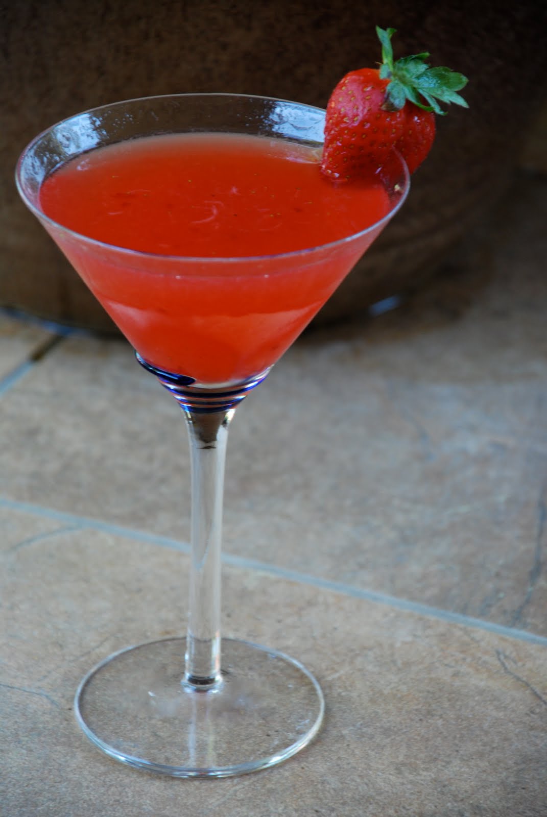Tomatoes on the Vine Fresh Strawberry Martini