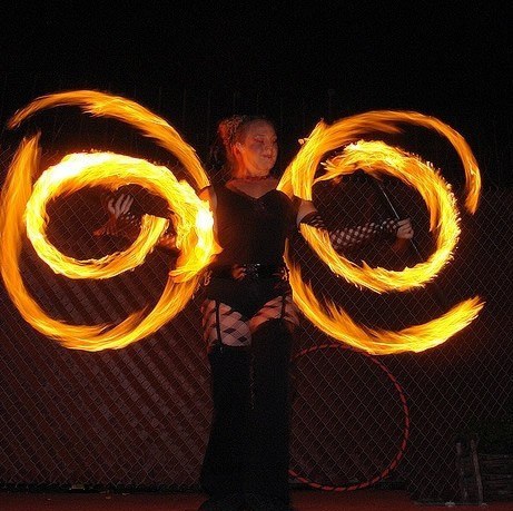 Show com fogo Show com fogo